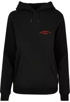 Толстовка с капюшоном Mister Tee Sweatshirt Giuseppe s Pizzeria, черный