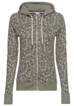 Толстовка с капюшоном на молнии KangaROOS Zip-Up Hoodie, хаки