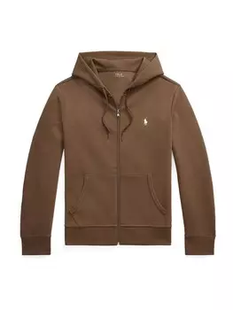 Толстовка с капюшоном на молнии Polo Ralph Lauren, коричневый