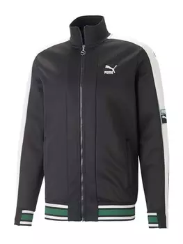 Толстовка с капюшоном на молнии PUMA T7 Archive Remaster, черный