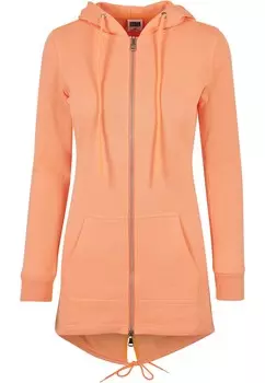 Толстовка с капюшоном на молнии Urban Classics Zip-Up Hoodie, цвет peach