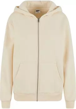 Толстовка с капюшоном на молнии Urban Classics, бежевый