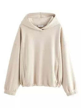 Толстовка с капюшоном Next Sweatshirt, бежевый
