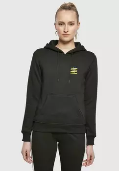 Толстовка с капюшоном PEACE STRIPE VICTORY HAND Merchcode, черный