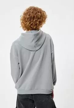 Толстовка с капюшоном PRINTED Koton, серый