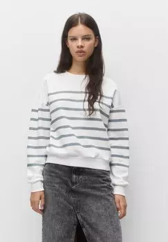 Толстовка с капюшоном PULL&BEAR, синий