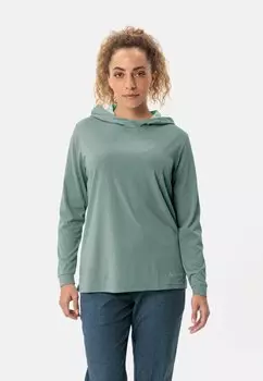 Толстовка с капюшоном PULLOVER MINEO HOODY Vaude, зеленый