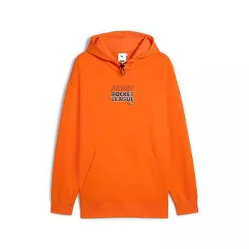 Толстовка с капюшоном PUMA Men's X ROCKET LEAGUE, цвет flame flicker