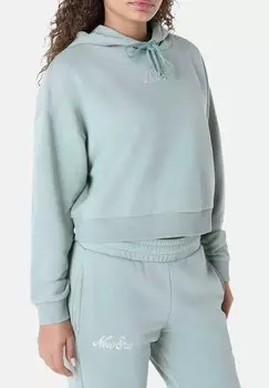 Толстовка с капюшоном SCRIPT TURQUOISE New Era, бирюзовый