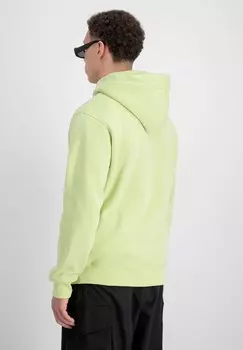 Толстовка с капюшоном SMALL LOGO Alpha Industries, светло-зеленый