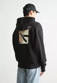 Толстовка с капюшоном SOFT LAYERED MONOGRAM Calvin Klein Jeans, черный