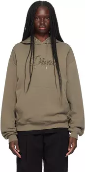Толстовка с капюшоном Taupe Cursive Dime