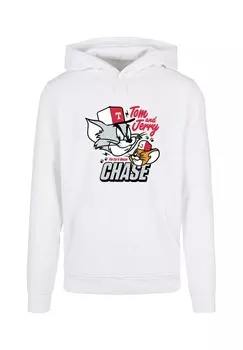 Толстовка с капюшоном TOM AND JERRY-CHASE ABSOLUTE CULT, белый