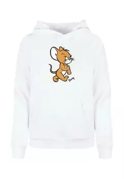 Толстовка с капюшоном TOM & JERRY ANGRY MOUSE ABSOLUTE CULT, белый