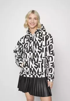 Толстовка с капюшоном Tommy Jeans, черный
