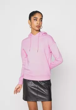 Толстовка женская Urban Classics с капюшоном, розовый