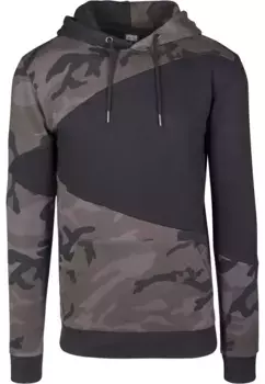 Толстовка с капюшоном URBAN CLASSICS " Urban Classics Men's Camo Zig Zag Hoody", черный