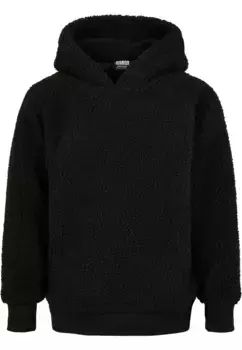Толстовка с капюшоном URBAN CLASSICS " Urban Classics Men's Boys Sherpa Hoody", черный