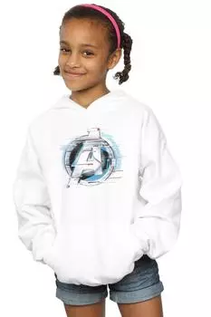 Толстовка с логотипом Avengers Endgame Team Tech Marvel, белый
