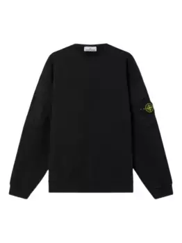 Толстовка с логотипом Compass Stone Island, черный
