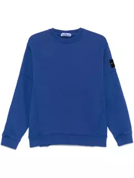 Толстовка с логотипом Compass Stone Island, синий