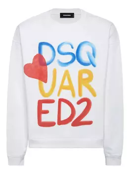Толстовка с логотипом DSQUARED2, белый