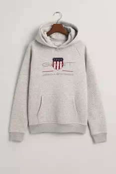Толстовка с логотипом Gant Archive Shield GANT, серый