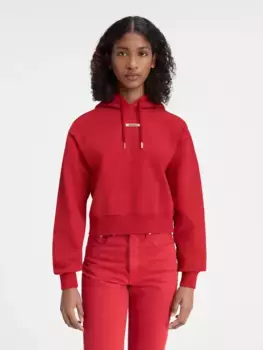 Толстовка с логотипом Grgrain Le Gr Grain Jacquemus, темно-красный