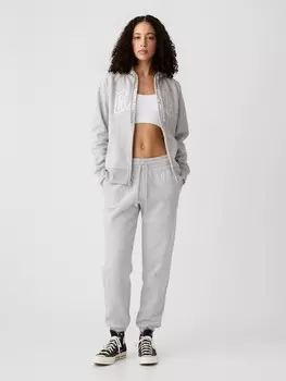Толстовка с логотипом и флисом Gap, серый