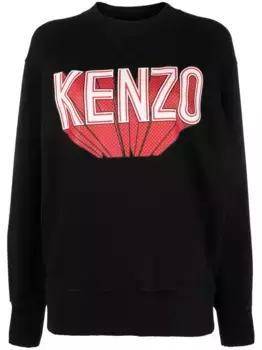 Толстовка с логотипом KENZO, черный