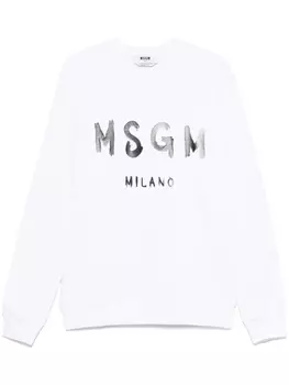 Толстовка с логотипом MSGM, белый
