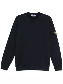 Толстовка с логотипом Stone Island Compass, синий