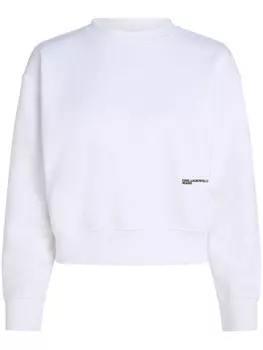 Толстовка с монограммой Karl Lagerfeld Jeans, белый