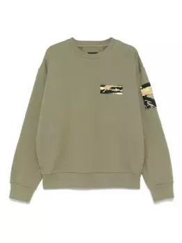 Толстовка с нашивками Givenchy, зеленый