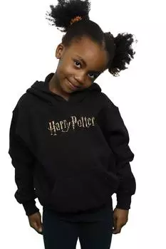 Толстовка с полноцветным логотипом Harry Potter, черный