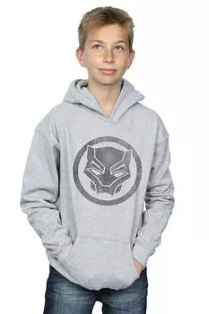 Толстовка с принтом Black Panther Icon Marvel, серый