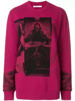 Толстовка с принтом Givenchy, розовый