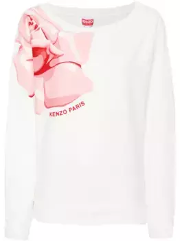 Толстовка с принтом KENZO, белый