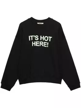Толстовка с принтом MSGM, черный