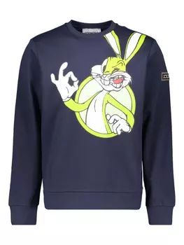 Толстовка с принтом X Looney Tunes Bugs Bunny Iceberg, синий