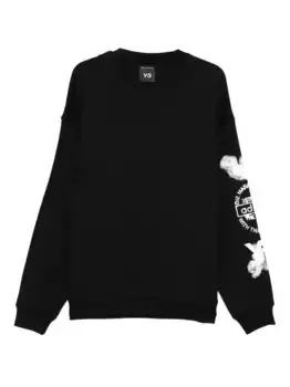 Толстовка с принтом Y-3, черный
