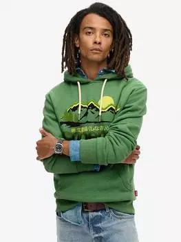 Толстовка с рельефным рисунком Superdry, цвет Winter Mint Marl