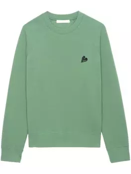 Толстовка с сердечками Zadig&Voltaire, зеленый