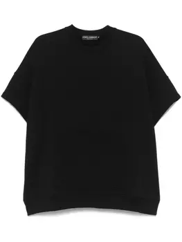 Толстовка с тисненым логотипом Dolce & Gabbana, черный