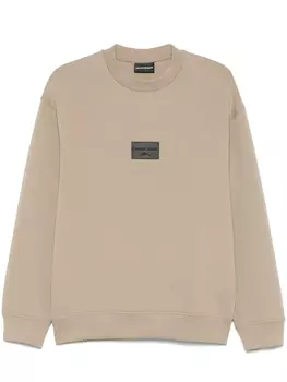 Толстовка с вышитым логотипом Emporio Armani, зеленый