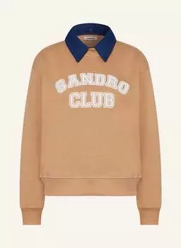 Толстовка SANDRO, кэмел