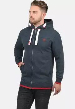 Толстовка SDBENJAMINZIP Solid, цвет blue melange