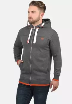 Толстовка SDBENJAMINZIP Solid, цвет grey melange