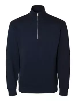 Толстовка SELECTED HOMME, темно-синий
