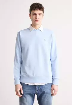 Толстовка SHIELD NECK GANT, светло-голубой